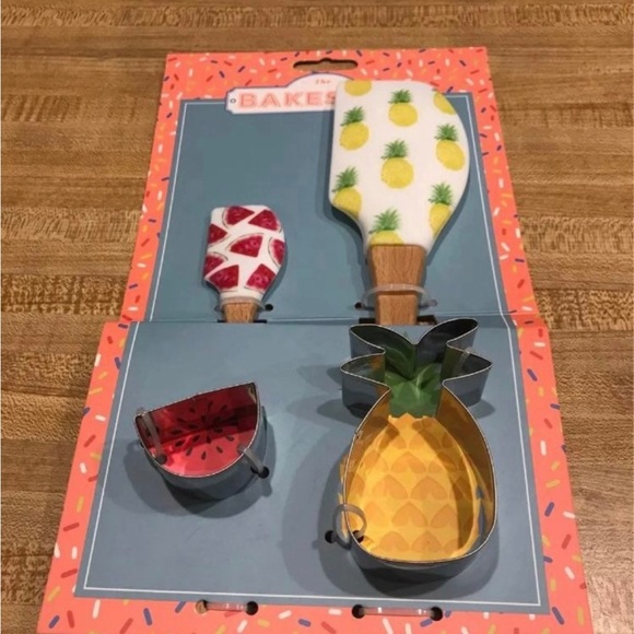 Summer Pineapple Watermelon Spatula Set 4pc - Picture 2 of 4